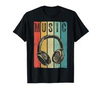 Vintage Retro DJ 80s Productor de música electrónica Camiseta