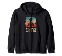 Vintage Retro Egipto Dioses Antiguo Egipto Mitología Osiris Sudadera con Capucha