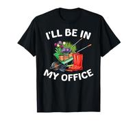Vintage Retro Gardening Decor life's I'll Be in My Office Camiseta