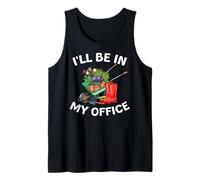 Vintage Retro Gardening Decor life's I'll Be in My Office Camiseta sin Mangas