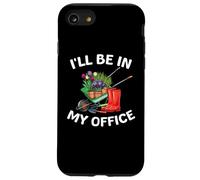 Vintage Retro Gardening Decor life's I'll Be in My Office Carcasa para iPhone SE (2020) / 7 / 8