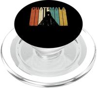 Vintage Retro Guatemala Tikal Mayan Temple Sunset PopSockets PopGrip para MagSafe