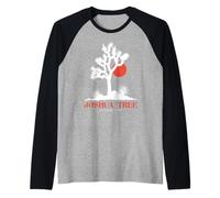 Vintage Retro National Park Outdoor Camping Joshua Tree Camiseta Manga Raglan