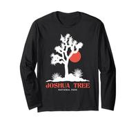 Vintage Retro National Park Outdoor Camping Joshua Tree Manga Larga