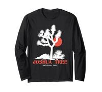 Vintage Retro National Park Outdoor Camping Joshua Tree Manga Larga