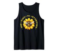 Vintage Retro Save The Bees Honeybee Bee Kind to Everyone Camiseta sin Mangas