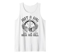 Vintage Retro Style Playing Music Guitar Forever Rock N Roll Camiseta sin Mangas