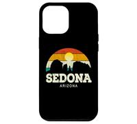 Vintage Retro Style Skyline Desert Landscape Sedona Arizona Carcasa para iPhone 12 Pro MAX