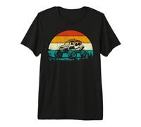 Vintage Retro Style UTV Dirt Offroad SXS Racing Quad Car Camiseta Premium