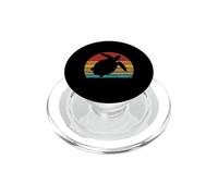 Vintage Retro Tortuga Puesta de Sol 70s 80s 90s Turtle Party PopSockets PopGrip para MagSafe