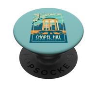 Vintage Retro Viejo Pozo En Chapel Hill Carolina del Norte PopSockets PopGrip Adhesivo