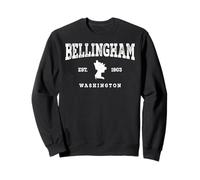 Vintage Retro Washington, USA WA, Bellingham Sudadera