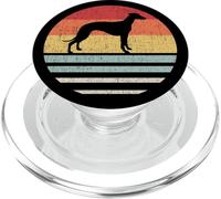 Vintage Retro Whippet Perro mamá papá Perro Amante dueño PopSockets PopGrip para MagSafe