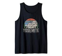 Vintage Retro Yosemite National Park Hiking T Shirt Camiseta sin Mangas