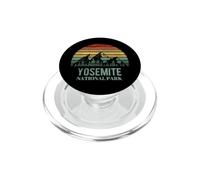 Vintage Retro Yosemite National Park Mountain California PopSockets PopGrip para MagSafe