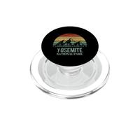 Vintage Retro Yosemite National Park Mountain California PopSockets PopGrip para MagSafe