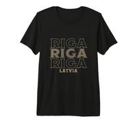 Vintage Riga Letonia Camiseta Premium