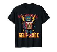 Vintage Robot Toy Retro 50s Sci-Fi Scifi Arte estético Camiseta