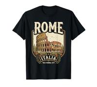 Vintage Roma Italia Coliseo Antiguo Romano Monumento 1 Camiseta