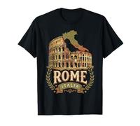 Vintage Roma Italia Coliseo Antiguo Romano Monumento 2 Camiseta