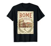 Vintage Roma Italia Coliseo Antiguo Romano Monumento 4 Camiseta