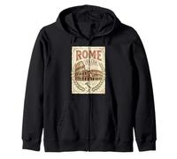 Vintage Roma Italia Coliseo Antiguo Romano Monumento 4 Sudadera con Capucha