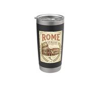 Vintage Roma Italia Coliseo Antiguo Romano Monumento 4 Vaso térmico de acero inoxidable de doble pared