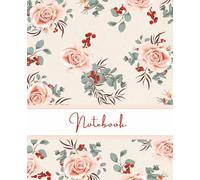 Vintage Rose Notebook: Chic Flower Lined Cottagecore Journal for Writing Thoughts, Notes, Gratitude, Ideas | Blooming Garden Design & Botanical Gift ... Students, Women, Girls, Moms, Teens, Teachers