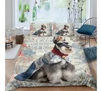 Vintage Royal Style Funda Edredon Microfibra Juego de Ropa de Cama de 3 Piezas Impresión 3D Cierre de Vintage Royal Estilo Funda de Edredón Funda de Almohada a Juego for Adultos Single（140x200cm）