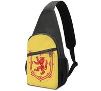 Vintage Rucksack Escudo De Armas Real Del Reino De Escocia Mochila De Pecho Casual Bolsos Cruzados Para Correr, Colegio, Viajar