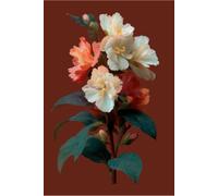 Vintage Rust Floral Oil Painting Journal: Aesthetic Botanical Notebook, Dark Academia Style Stationery: Moody Botanical Art Cover - Premium Lined Notebook for Art Lovers and Students