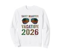 Vintage Saint Maarten Vacaciones 2026 Viaje Playa Vacay Sudadera