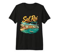 Vintage Sal Rei Cabo Verde Viaje Souvenir Monumento Regalo Camiseta Premium