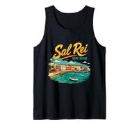 Vintage Sal Rei Cabo Verde Viaje Souvenir Monumento Regalo Camiseta sin Mangas