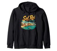 Vintage Sal Rei Cabo Verde Viaje Souvenir Monumento Regalo Sudadera con Capucha