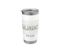 Vintage Salamanca España Vaso térmico de acero inoxidable de doble pared