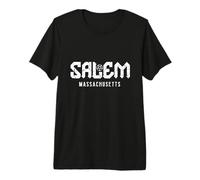 Vintage Salem Massachusetts Mass Witch Coven Pentáculo Camiseta Premium