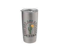 Vintage salir y explorador Arizona Desert Vibes Vaso térmico de acero inoxidable de doble pared
