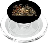 Vintage Samurai Ramen Batalla Cool Japonés Comida Arte PopSockets PopGrip para MagSafe