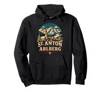 Vintage San Antón Am Arlberg Austria Viaje Monumento Regalo Sudadera con Capucha