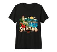 Vintage San Fernando Trinidad Travel Souvenir Monumento Regalo Camiseta Premium