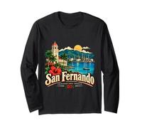 Vintage San Fernando Trinidad Travel Souvenir Monumento Regalo Manga Larga