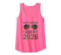 Vintage Santa Barbara Vacaciones 2026 Vacay Cruise Travel Camiseta sin Mangas