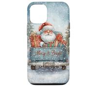 Vintage Santa Claus - Merry and Bright Christmas Holiday Carcasa para iPhone 12/12 Pro