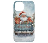Vintage Santa Claus - Merry and Bright Christmas Holiday Carcasa para iPhone 14