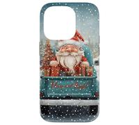 Vintage Santa Claus - Merry and Bright Christmas Holiday Carcasa para iPhone 14 Pro