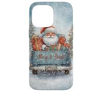 Vintage Santa Claus - Merry and Bright Christmas Holiday Carcasa para iPhone 14 Pro MAX