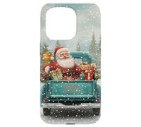Vintage Santa Claus - Merry and Bright Christmas Holiday Carcasa para iPhone 15 Pro