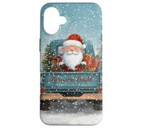 Vintage Santa Claus - Merry and Bright Christmas Holiday Carcasa para iPhone 16 Plus