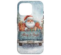 Vintage Santa Claus - Merry and Bright Christmas Holiday Carcasa para iPhone 16 Pro